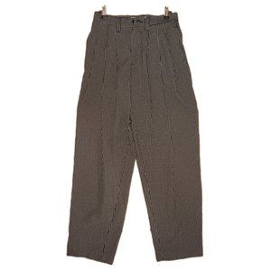 TWIK plaid pleated work pants
